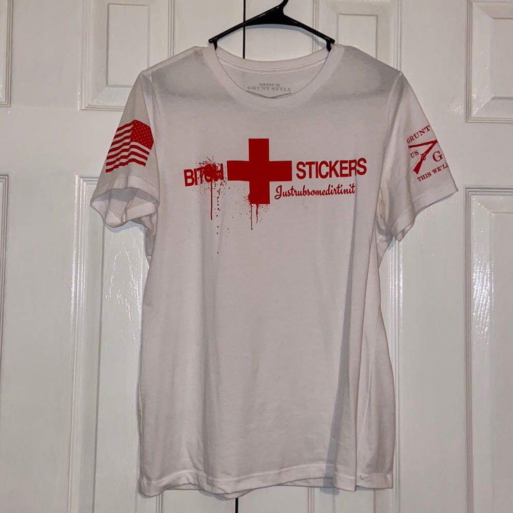 Grunt Style Women’s Fit “B*tch Stickers” Tee